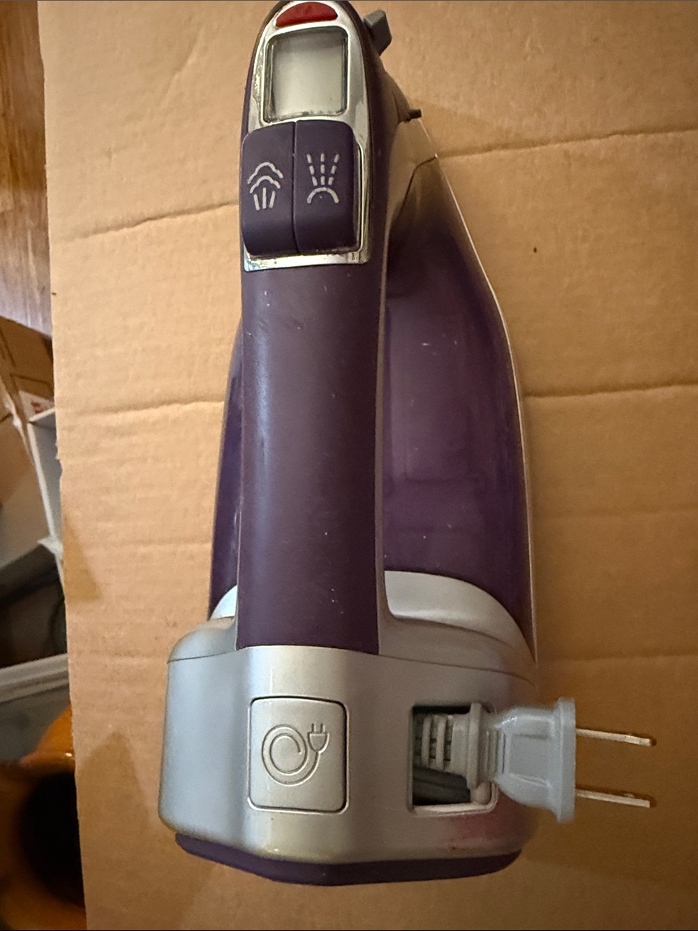 Purple Handheld Garment Steamer Iron